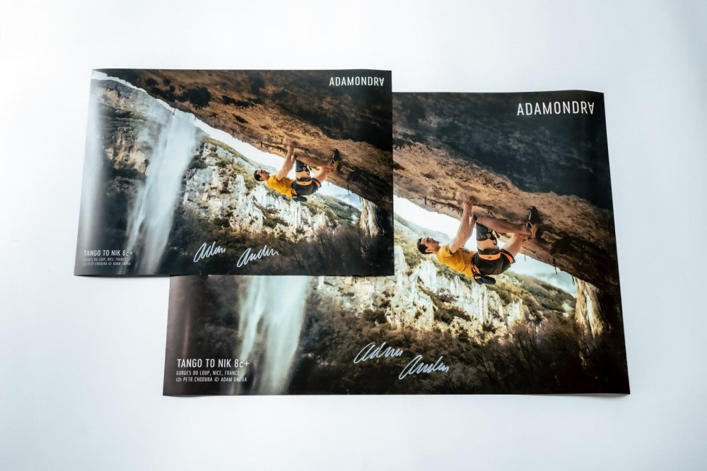 Limited Package of AO Photo Book + Signed Big A2 Poster - Signed Poster: Tango To Nik 8c+