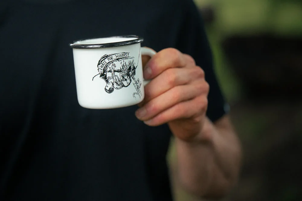 Big Mug I Hate Toehooks, 350ml - Size: 350 ml / 12 oz., Color: White
