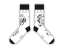 Adam Ondra white "I Hate Toehooks Art" socks visualization
