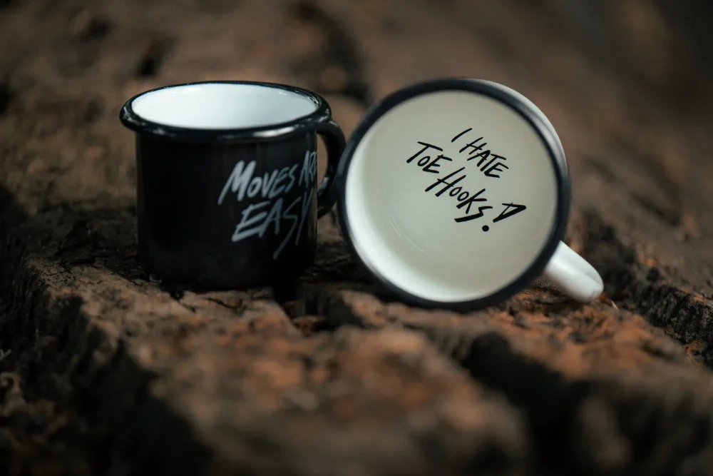 Mug Moves Are Easy, 250ml - Size: 250 ml / 8 oz., Color: Black