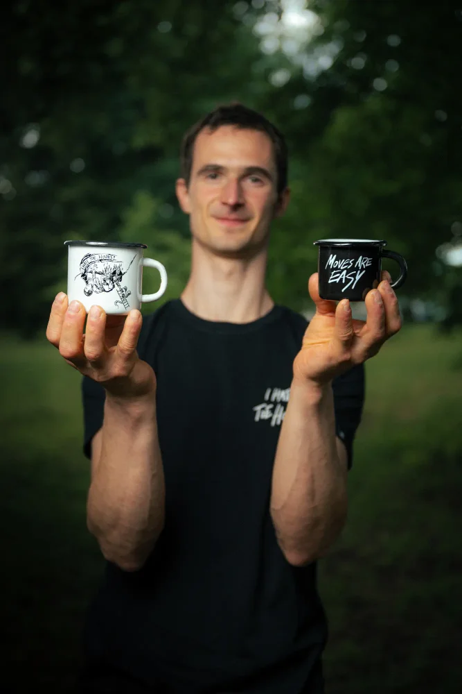 Mug Moves Are Easy, 250ml - Size: 250 ml / 8 oz., Color: Black