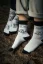 I Hate Toehooks Socks by Adam Ondra, white - Size: 42 - 46