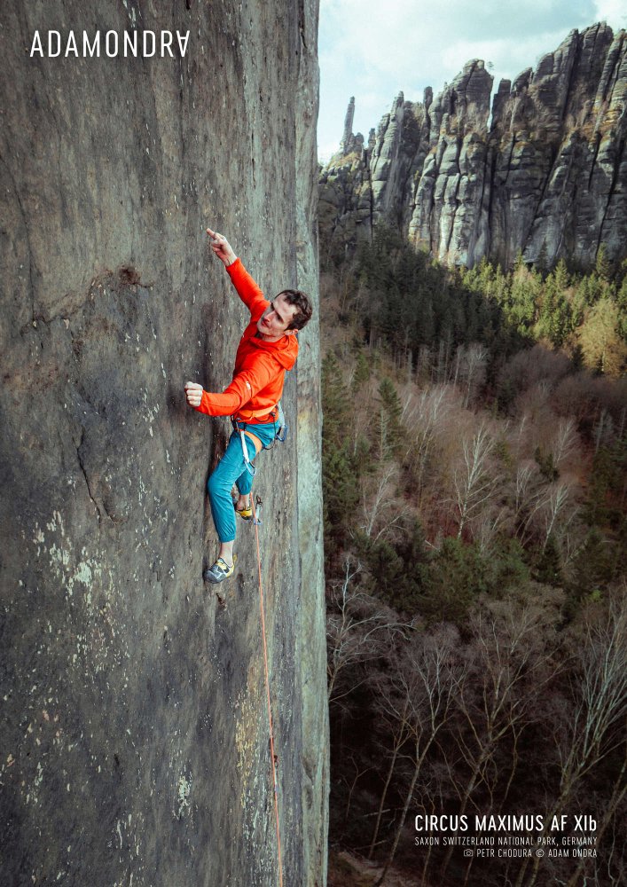 New Circus Maximus  Poster Signed by Adam Ondra (portrait) - Size: A3 - 29.7 x 42 cm (11.7 x 16.5 in)