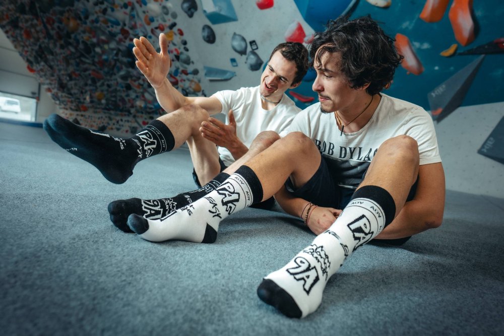 New PAF! Socks by Adam Ondra Black - Size: 42 - 46