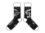 Adam Ondra black "I Hate Toehooks Art" socks visualization