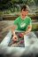 Adam Ondra signing his poster from Saxony