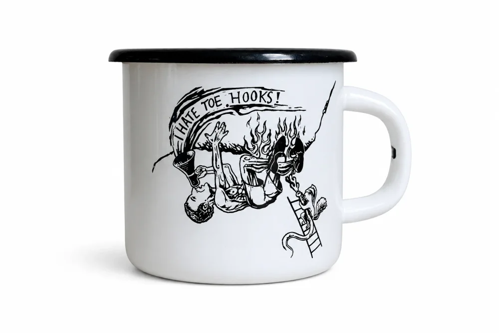 Big Mug I Hate Toehooks, 350ml - Size: 350 ml / 12 oz., Color: White