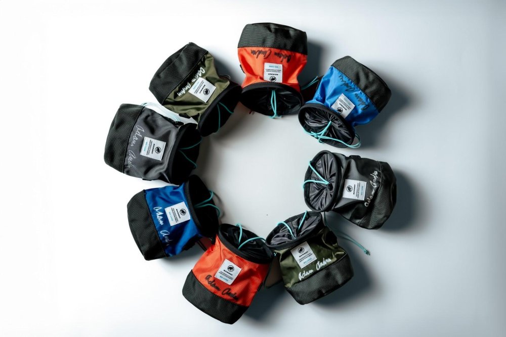 Sustainable Chalk Bag Hand-Signed by Adam Ondra - Color: Assorted/Random