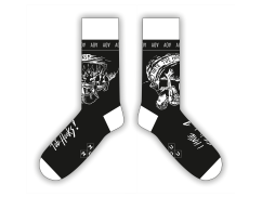 Adam Ondra black "I Hate Toehooks Art" socks visualization Adam Ondra black "I Hate Toehooks Art" socks visualization