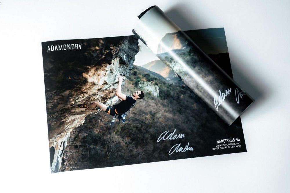 Narcissus 9a Poster Hand-signed by Adam Ondra - Size: A2 - 42 x 59.4 cm (16.5 x 23.4 in)