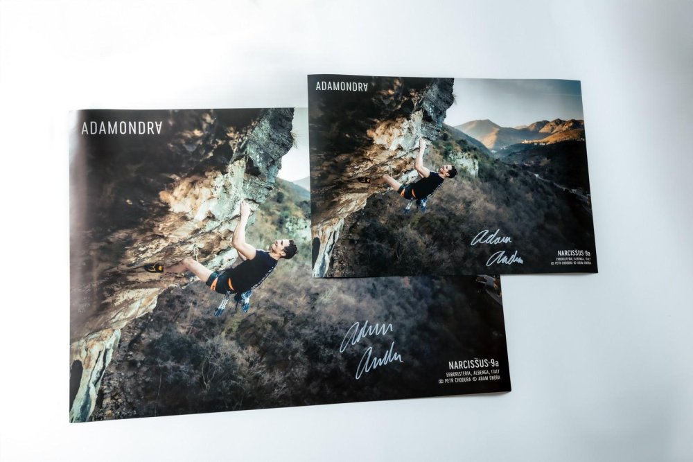 Narcissus 9a Poster Hand-signed by Adam Ondra - Size: A2 - 42 x 59.4 cm (16.5 x 23.4 in)