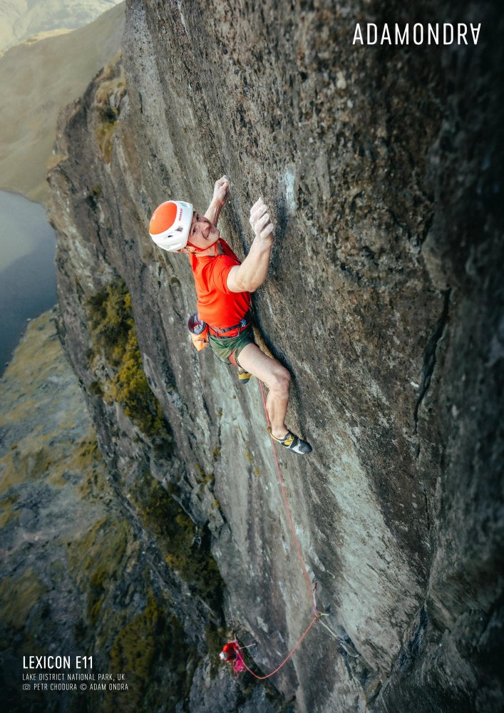 New Lexicon E11 Poster Hand-signed by Adam Ondra - Size: A3 - 29.7 x 42 cm (11.7 x 16.5 in)