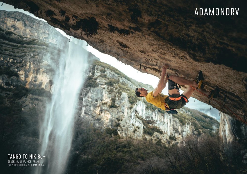 Tango To Nik 8c+ Poster Hand-Signed by Adam Ondra