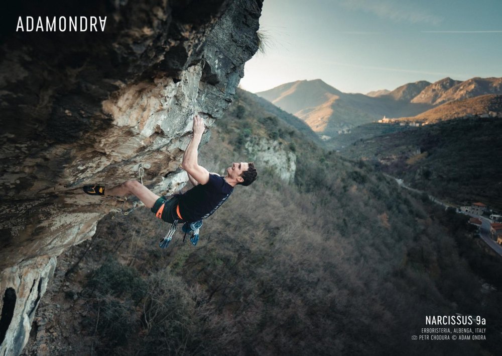 Narcissus 9a Poster Hand-signed by Adam Ondra - Size: A2 - 42 x 59.4 cm (16.5 x 23.4 in)