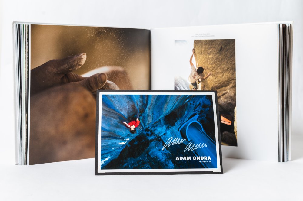 AO Photo Book + Signed Postcard Combo - Print with signature: Signed by Adam